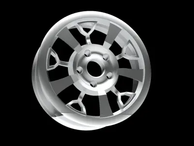 Car rim FD2 18 inches Free 3D model