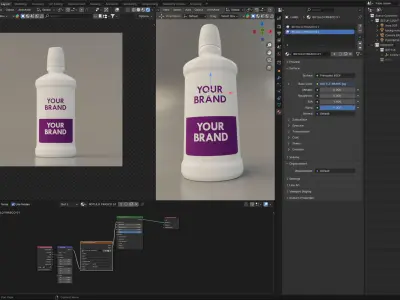 Product Cosmetic Bottle 3D model