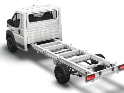 RAM Promaster Chassis Truck Single Cab 4035 WB XL 2023 3D model
