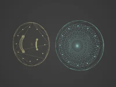 Medieval Shield Low-poly 3D model