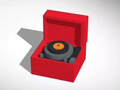 Record player model Free 3D model