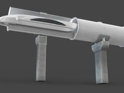 Hyperloop 3D model
