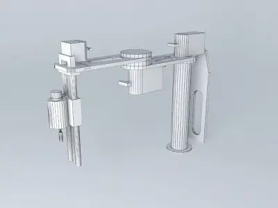 SCARA Robot con animacion Free 3D model