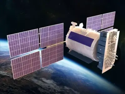 Satellite Glonass 3D model