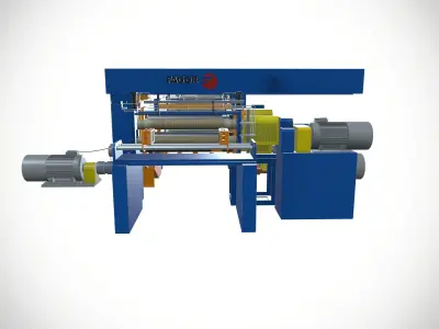 Fagor Metal Coil Slitting Line 3D model