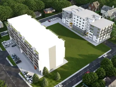 commercial building  Office building 001 3D model