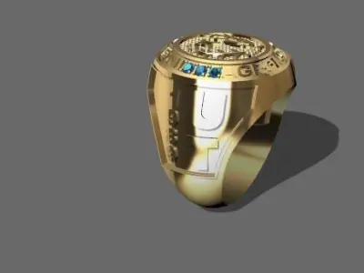anillo ingeniero agronomo 3D model