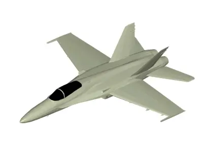 McDonnell Douglas F A-18 Hornet 3D model purchase