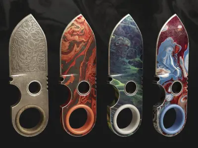 Phalanx Knife 3D model