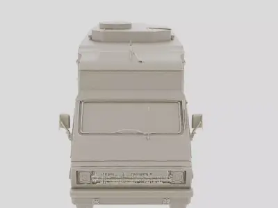 Secret Government Research Van for 3D print 3D model