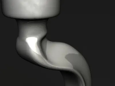 Industrial Hook 3D model