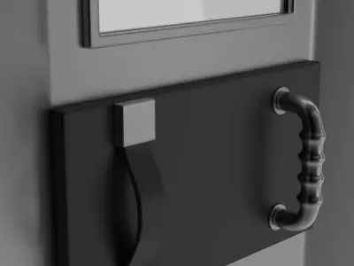 Riot Shield 3D model buy