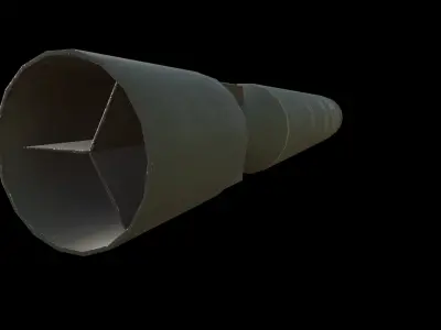 armor piercing bomb 02 3D model