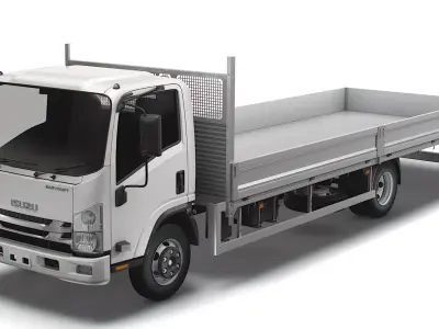 Isuzu Elf Rigid body truck 2021 3D model