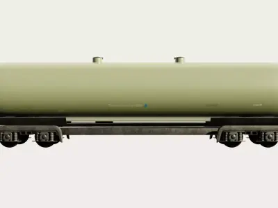 Realistic wagon model optimized UE4 Low-poly 3D model Low-poly 3D model