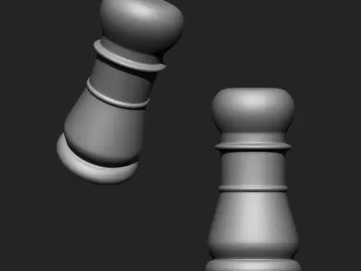 Wooden Pillar Collection IMM Brush Pack  in One 16 Vol 2 3D model