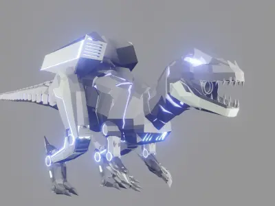 Mecha Rex 3D model