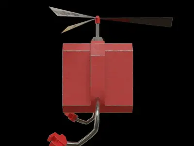 Flying bot 3D model