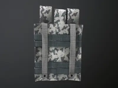 Magazine pouch Low-poly 3D model purchase
