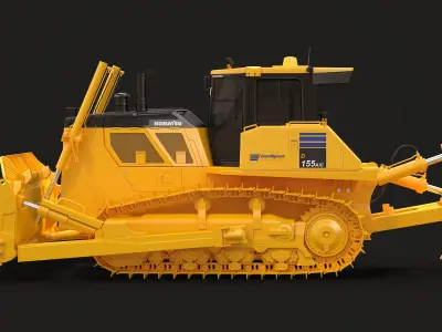 Komatsu D155AXi 3D model