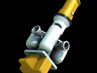 Exo-atmospheric Kill Vehicle EKV 3D model
