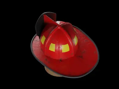 Firefighter helmet 3D model purchase