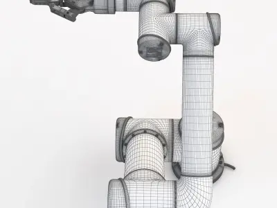 UR5 With Robotiq Two Finger Adaptive Gripper 3D model