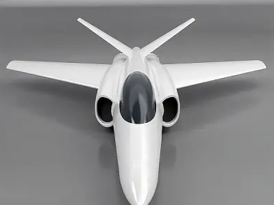 3d printable jet fighter 3D print model