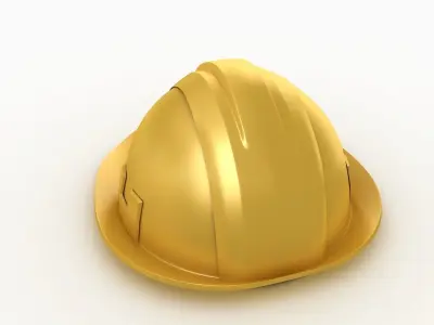 Construction Helmet 3D model