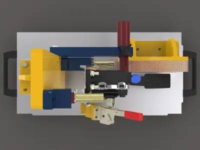 Accelerator Checking Fixture Free 3D model