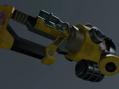 Weapon Design Low-poly 3D model