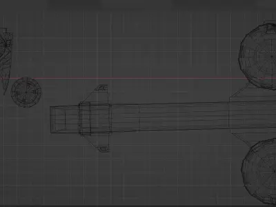 Low-Poly UFO alien spacecraft Free low-poly 3D model