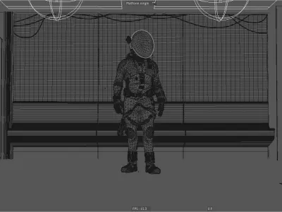 The Subway Martian  3D model