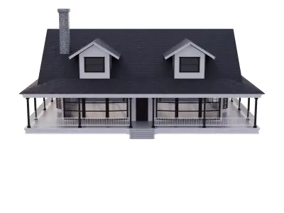 Lakeside House 3D model