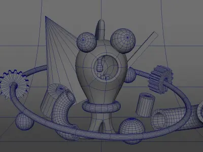 3D Illustration Fish - Fish Model - Arnold Render Free 3D model