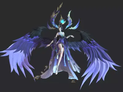 Tianpeng Fairy Low-poly 3D model