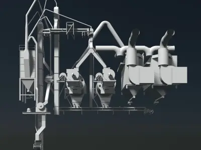 Industrial machine 24i24 3D model