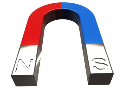 Horseshoe Magnet 3D model