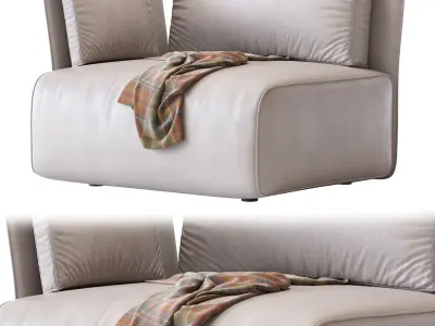 Smuk armchair from Novobile 3D model