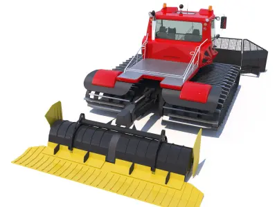 Snowcat PistenBully 600 3D model