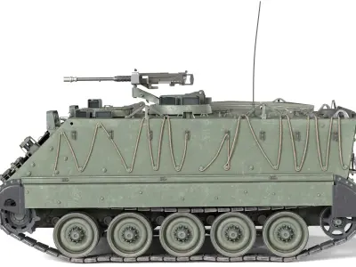 APC M113A3 Low-poly 3D model