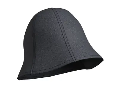 Black Denim Bucket 3D model