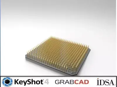 Probe pins holderplacement jig Free 3D model