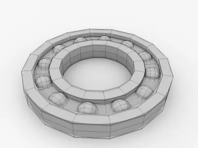 Ball Bearing 3D model by firdz3d