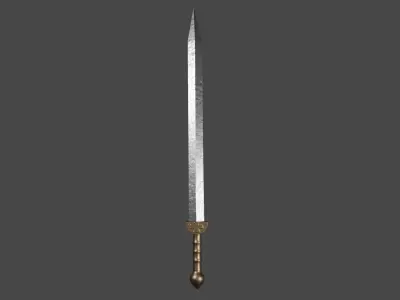 Gladius sword Low-poly 3D model shop