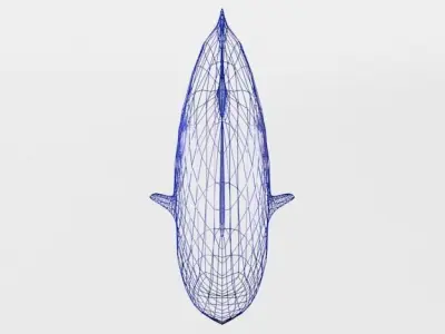 Surgeonfish fish Low-poly 3D model