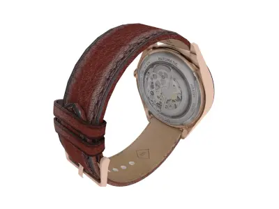 Analoque Watch Low-poly 3D model