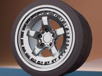 CAR WHEEL ROTIFORM WGR-M 3D model