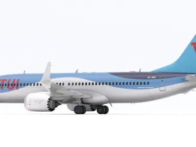 Boeing 737-800 MAX Tui Airlines 3D model