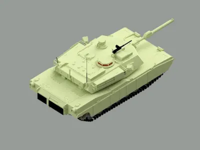 M1 Abrams 3D model